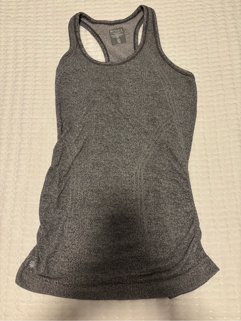 Athleta Heather Charcoal Racerback Tank